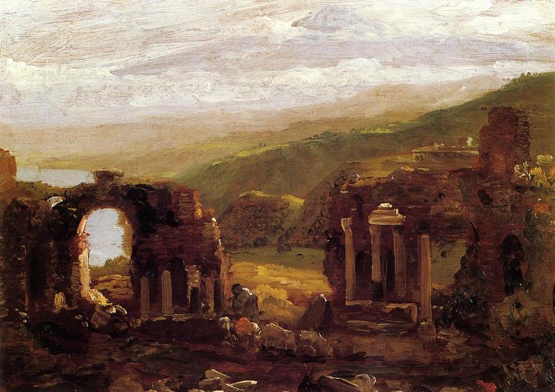 Thomas Cole Ruins of Taormina